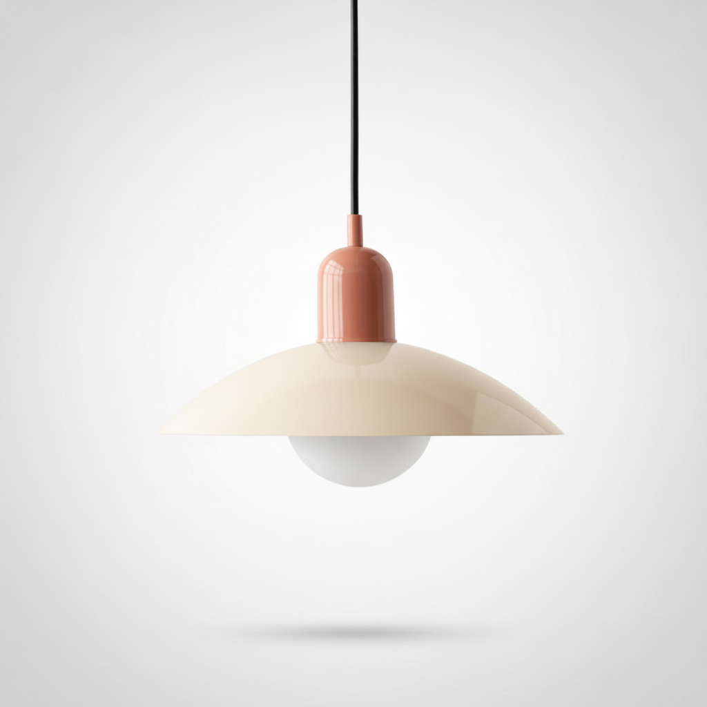 Suspension Dôme en Métal Design Bauhaus