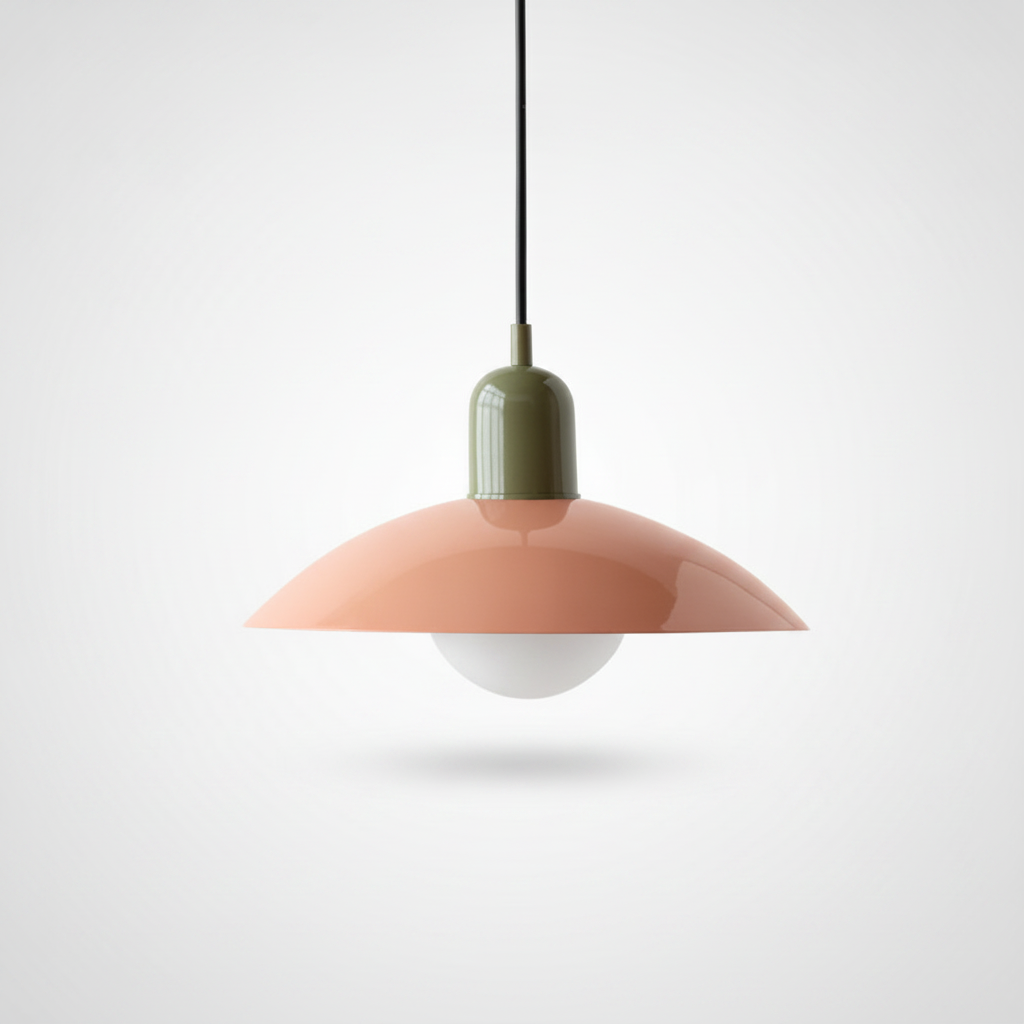 Suspension Dôme en Métal Design Bauhaus
