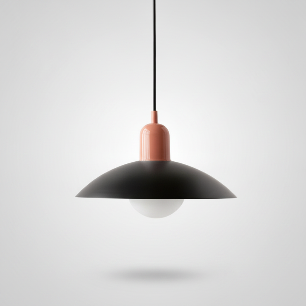 Suspension Dôme en Métal Design Bauhaus