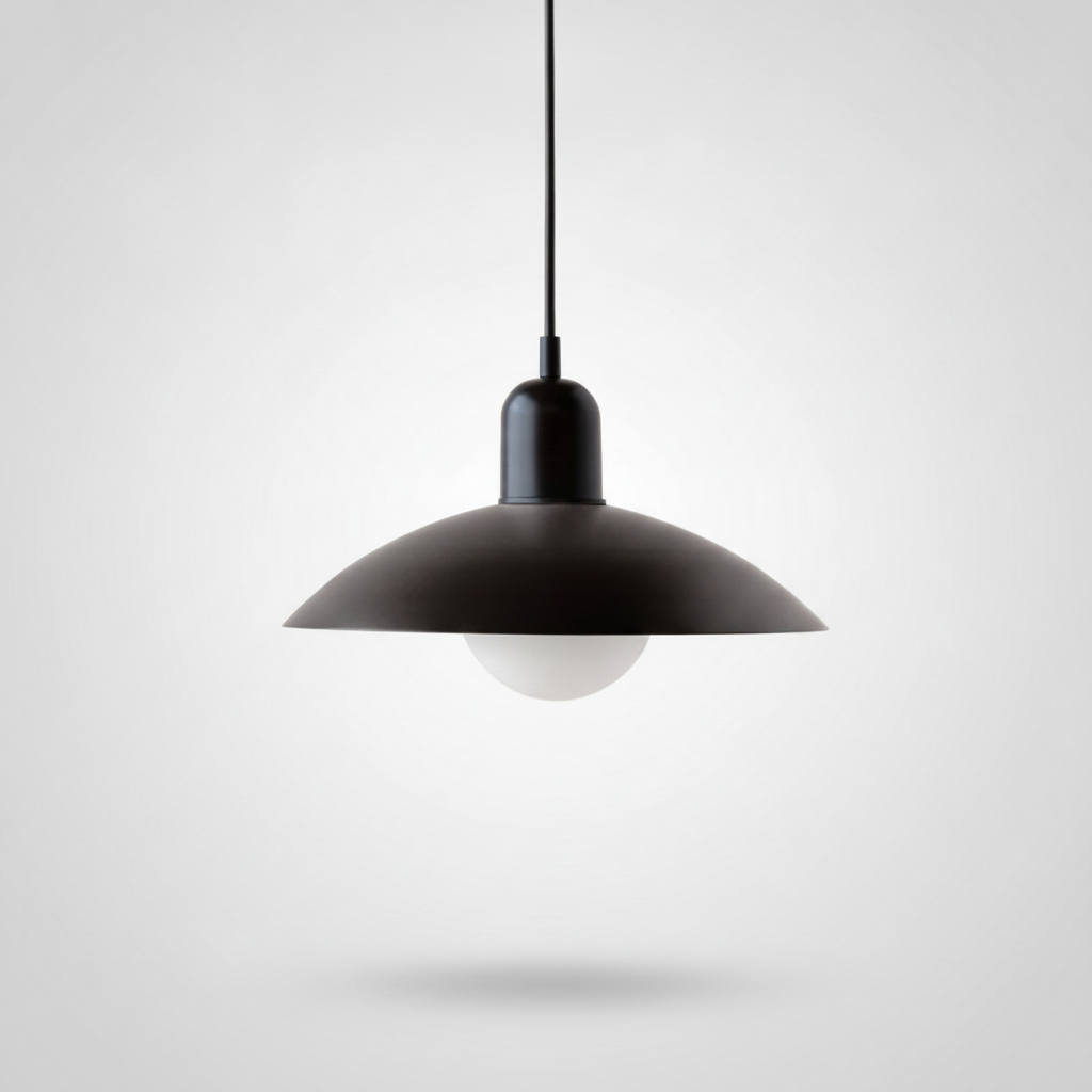 Suspension Dôme en Métal Design Bauhaus