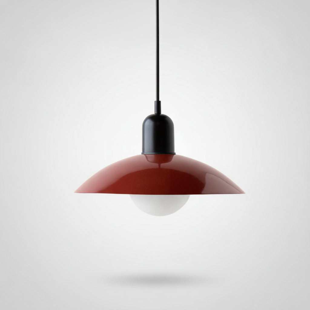 Suspension Dôme en Métal Design Bauhaus