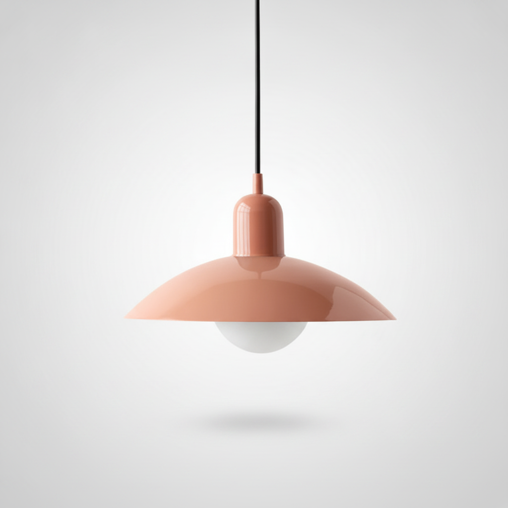 Suspension Dôme en Métal Design Bauhaus