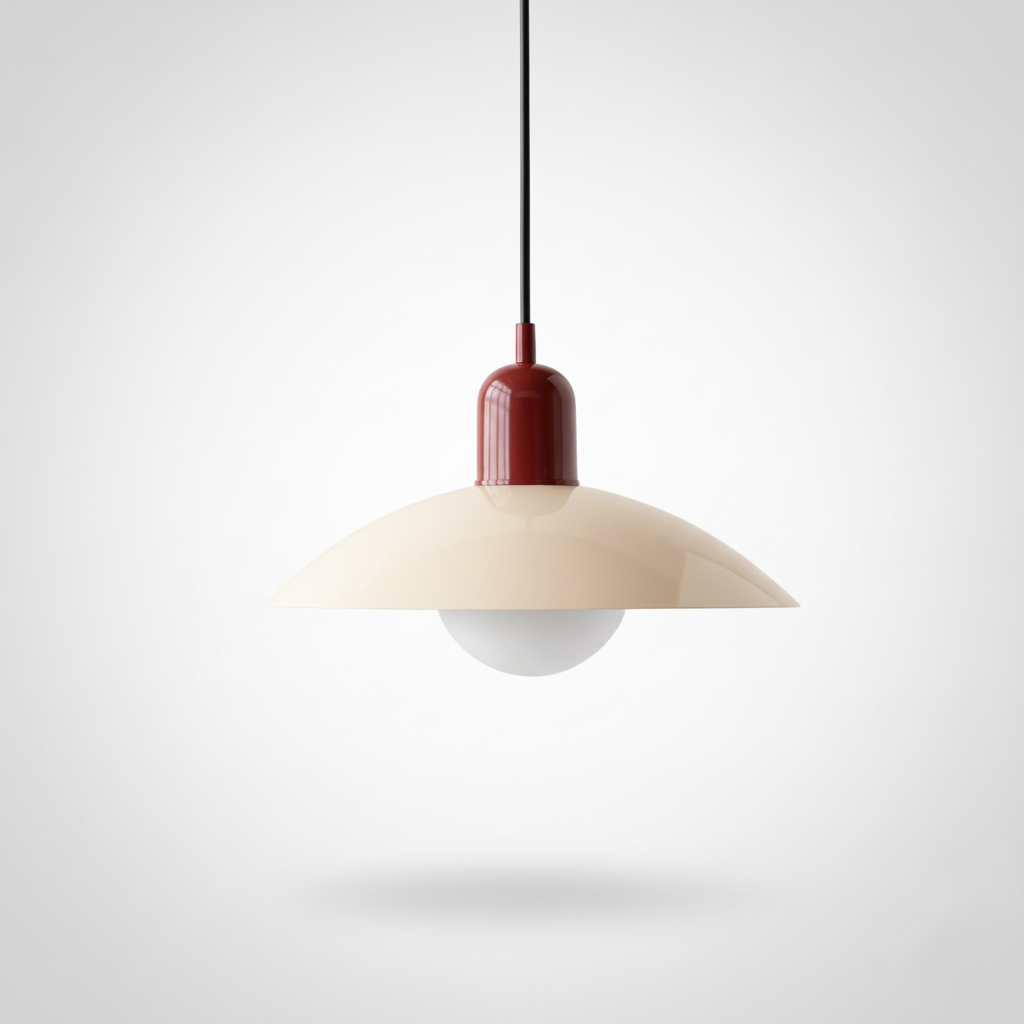 Suspension Dôme en Métal Design Bauhaus