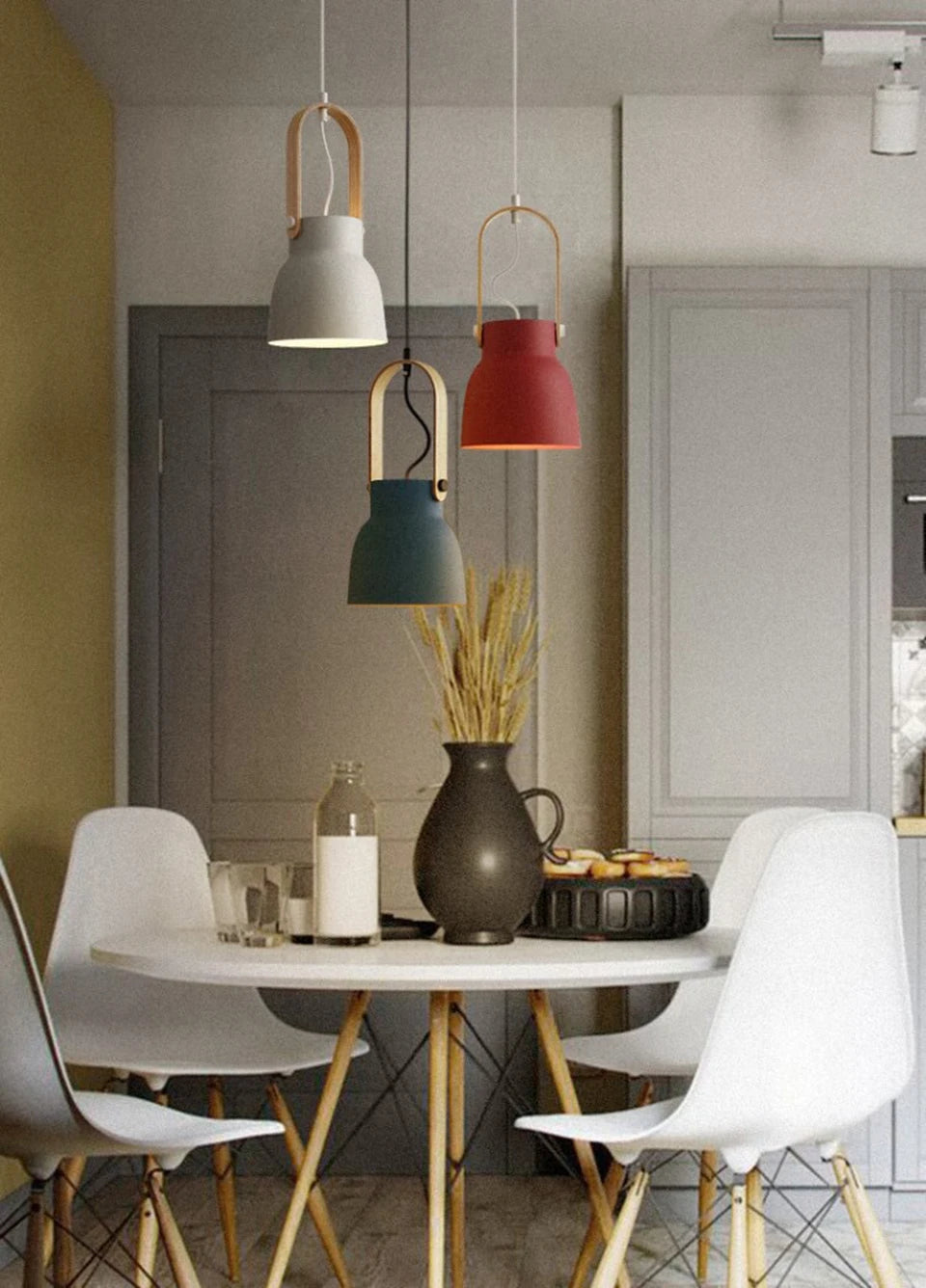 Suspension Dôme en Métal Design Scandinave