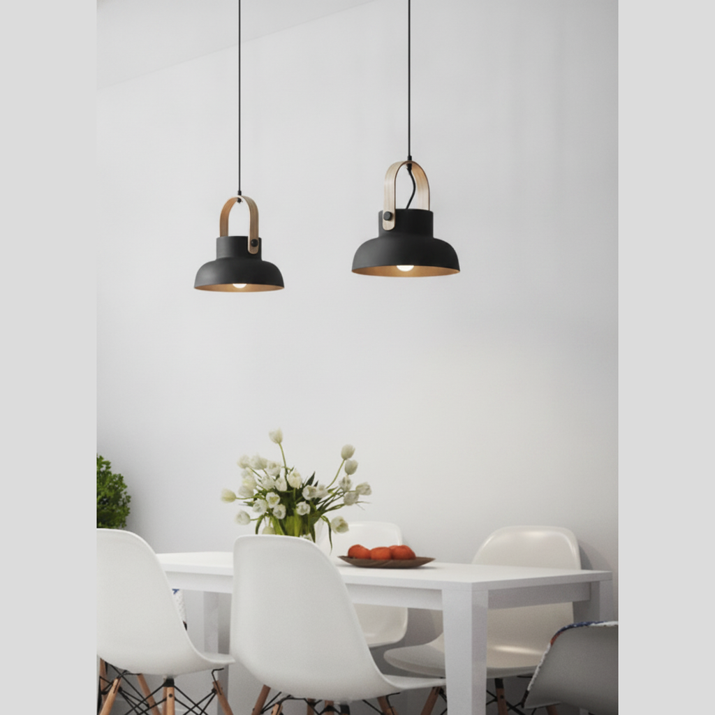 Suspension Dôme en Métal Design Scandinave
