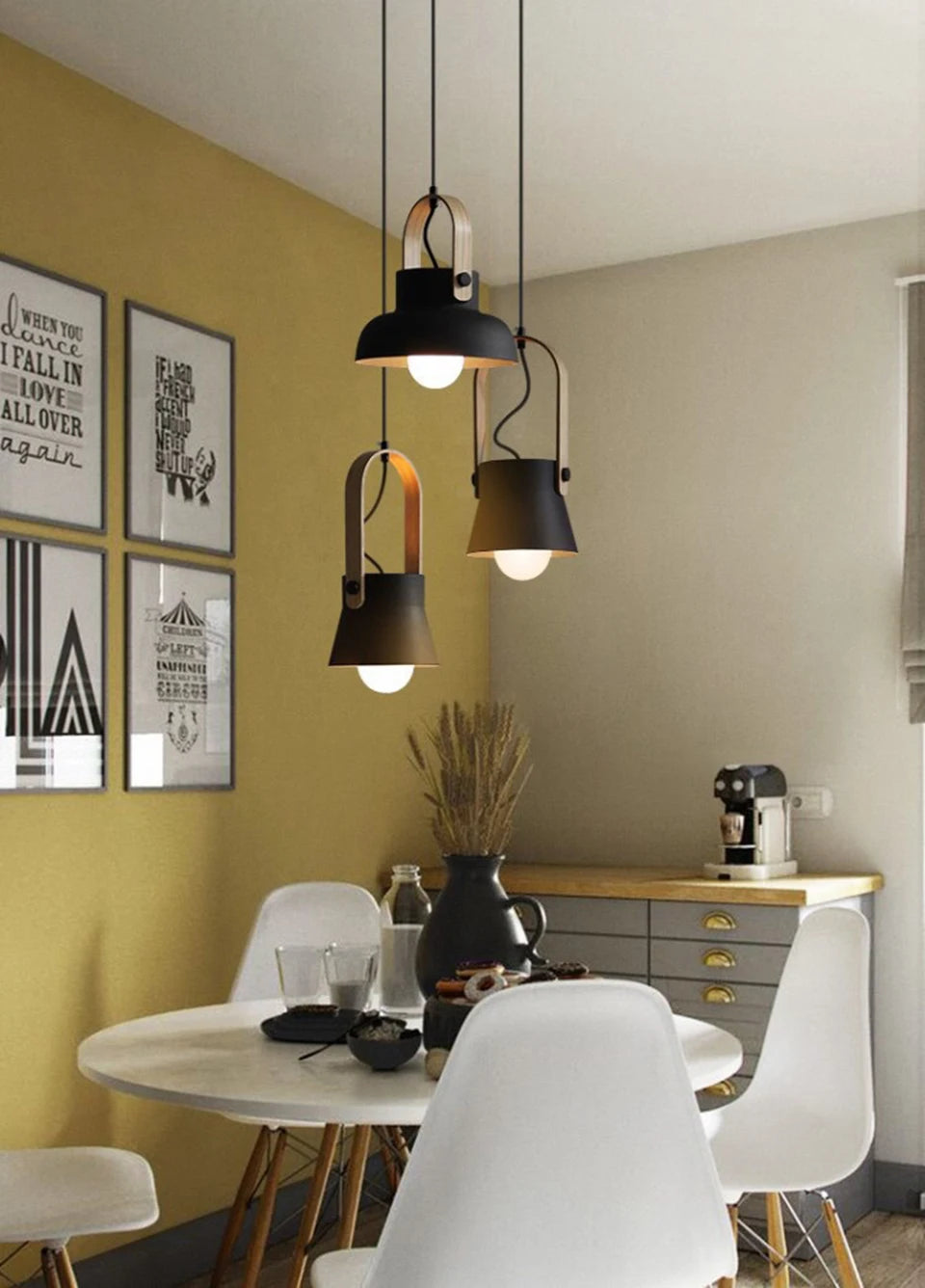 Suspension Dôme en Métal Design Scandinave
