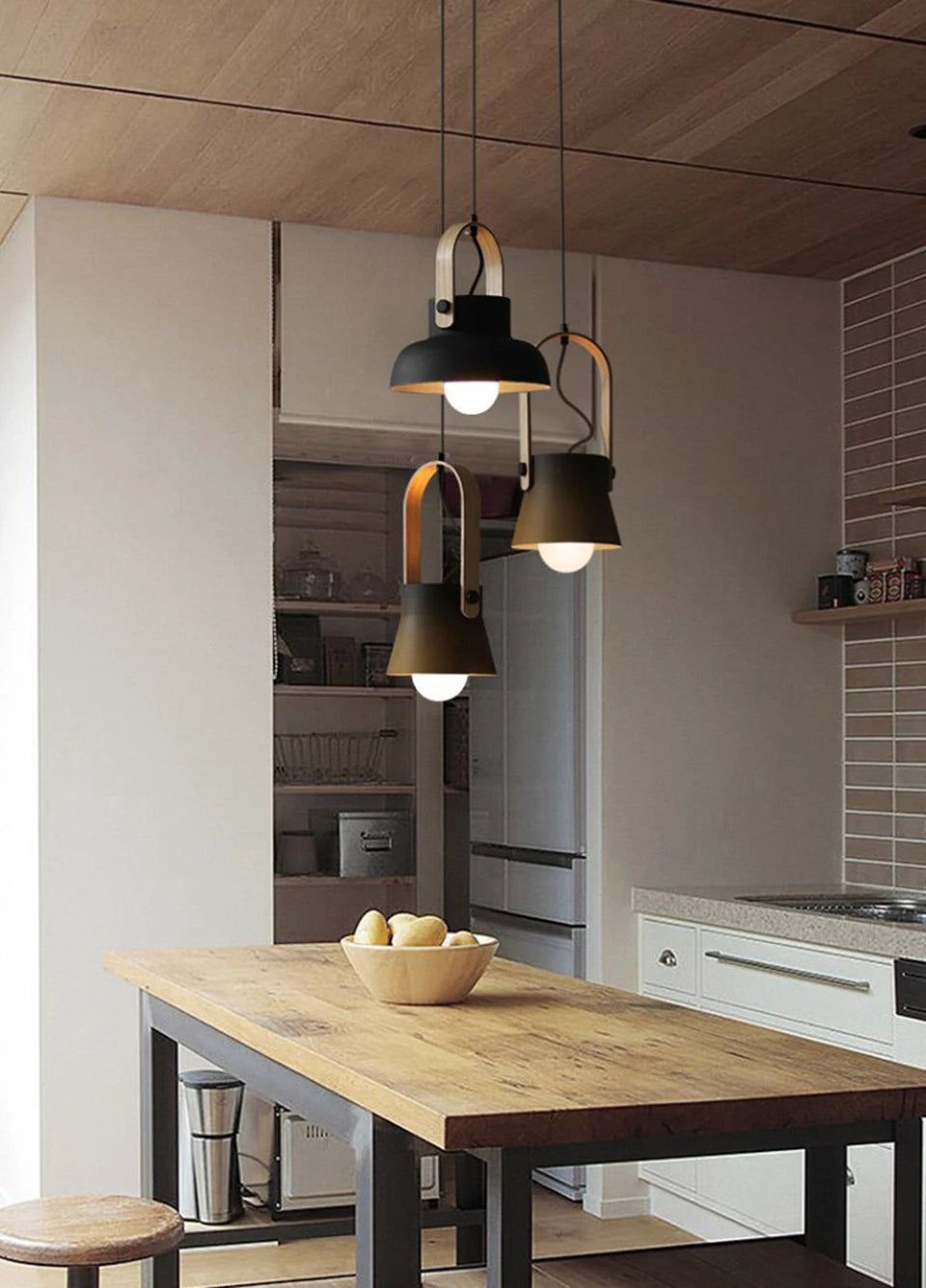 Suspension Dôme en Métal Design Scandinave