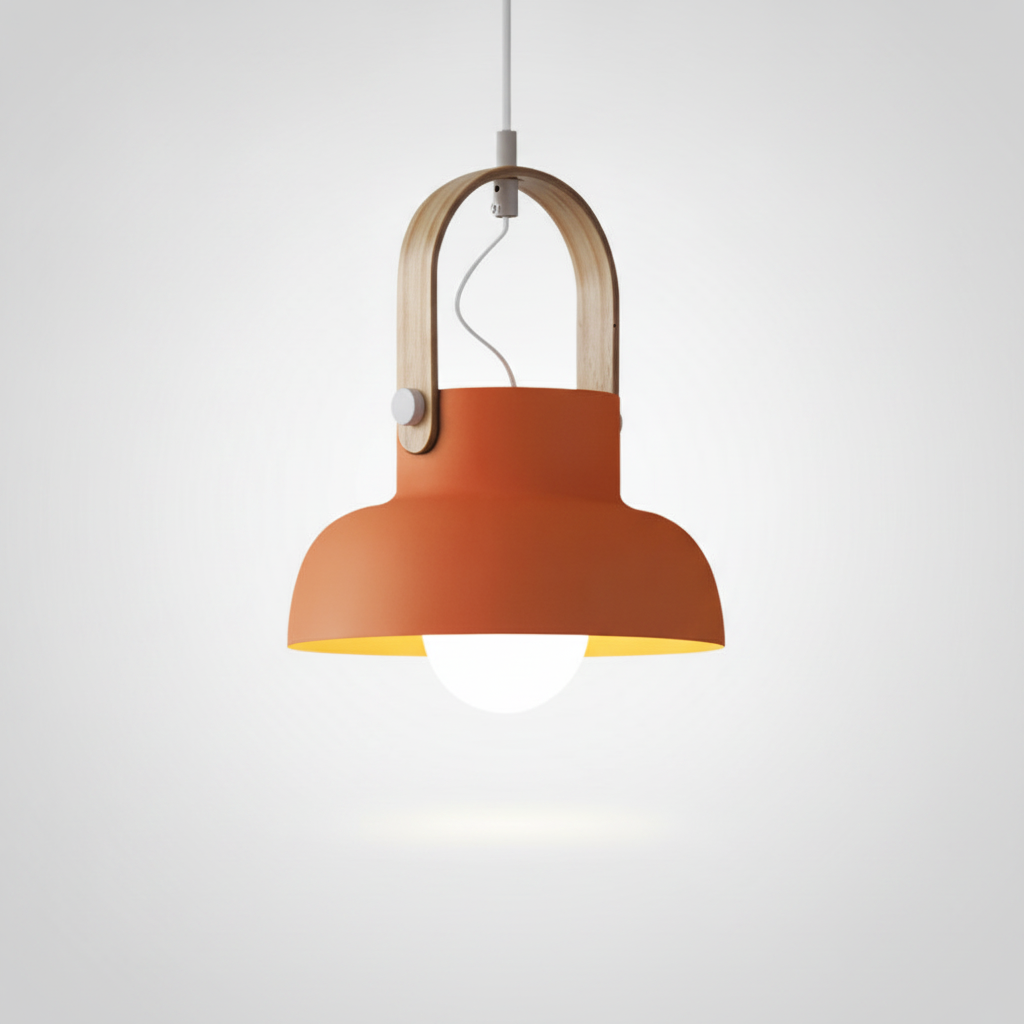 Suspension Dôme en Métal Design Scandinave