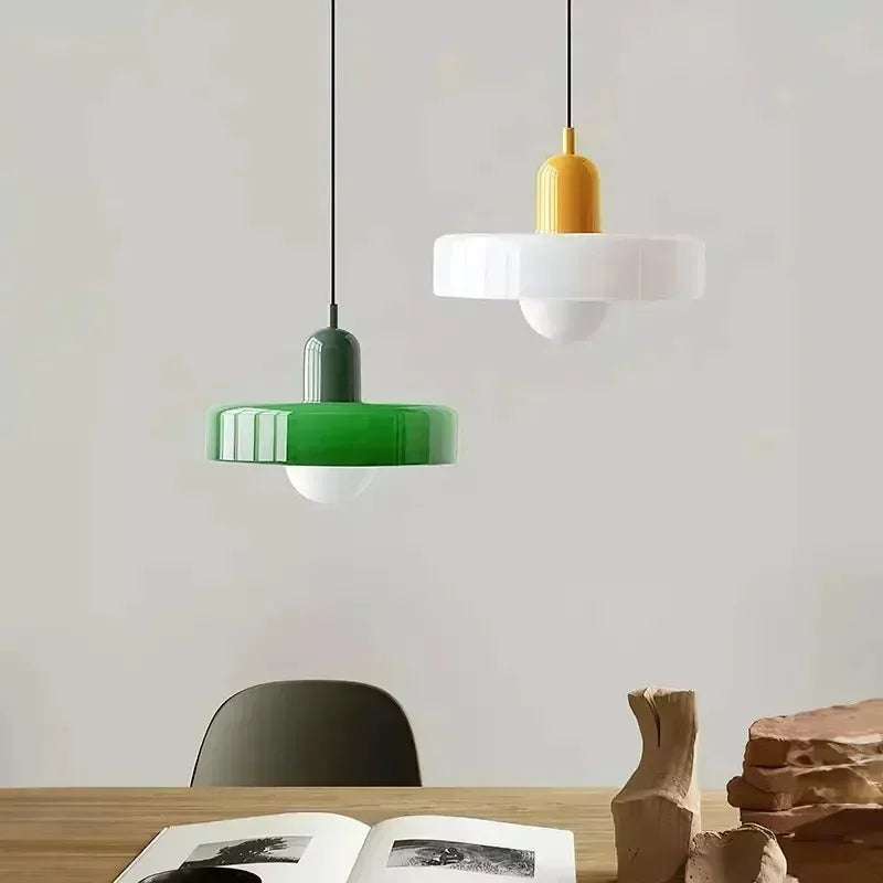 Suspension Dôme en Verre Design Rétro