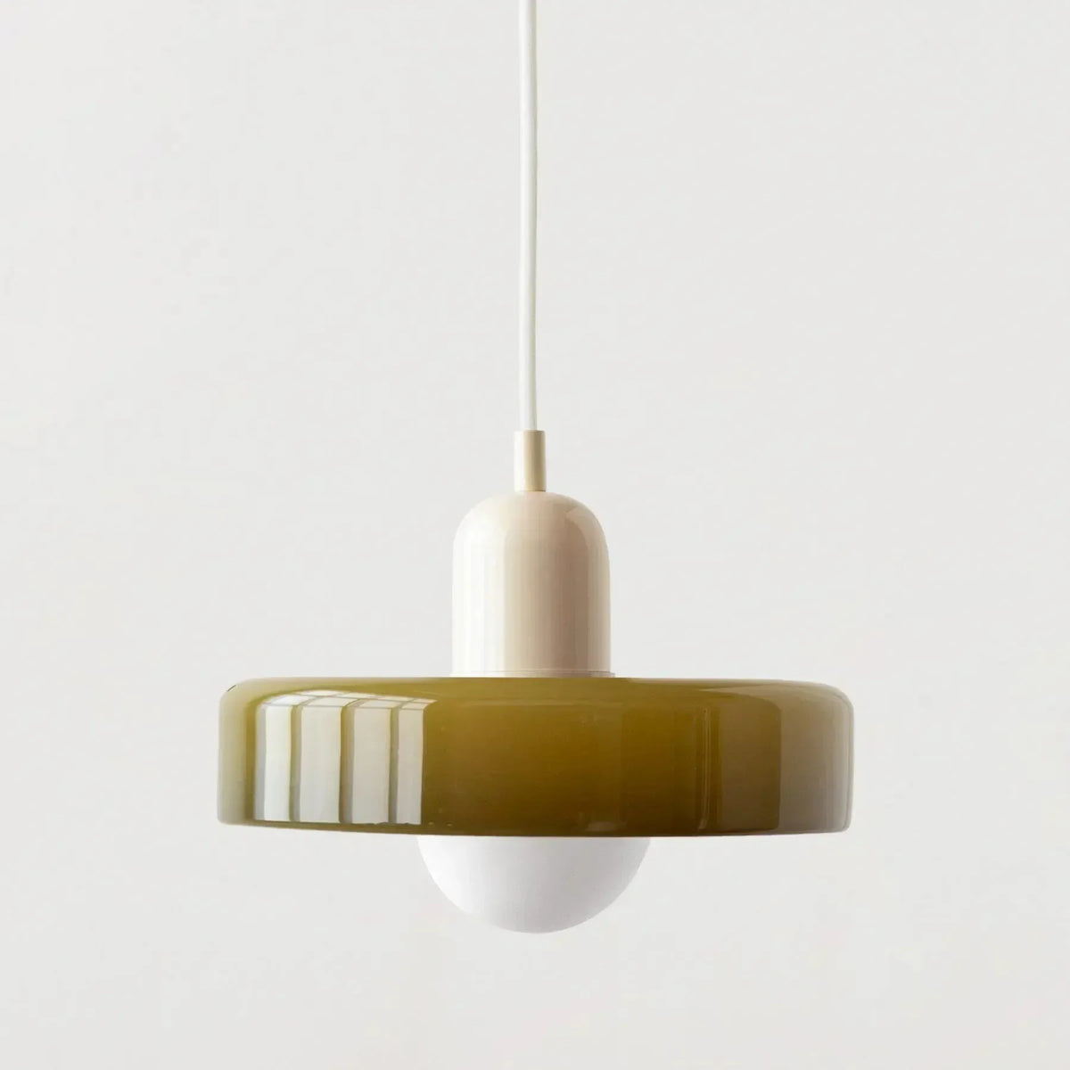 Suspension Dôme en Verre Design Rétro
