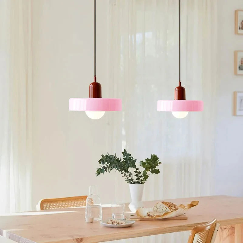 Suspension Dôme en Verre Design Rétro