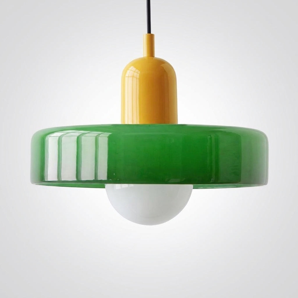Suspension Dôme en Verre Design Rétro