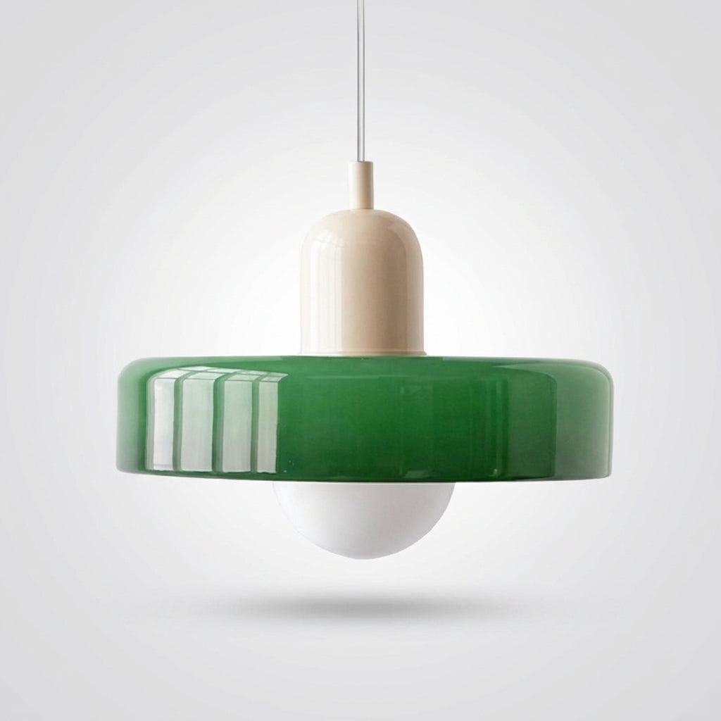 Suspension Dôme en Verre Design Rétro