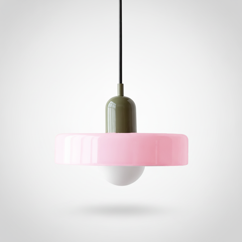 Suspension Dôme en Verre Design Rétro