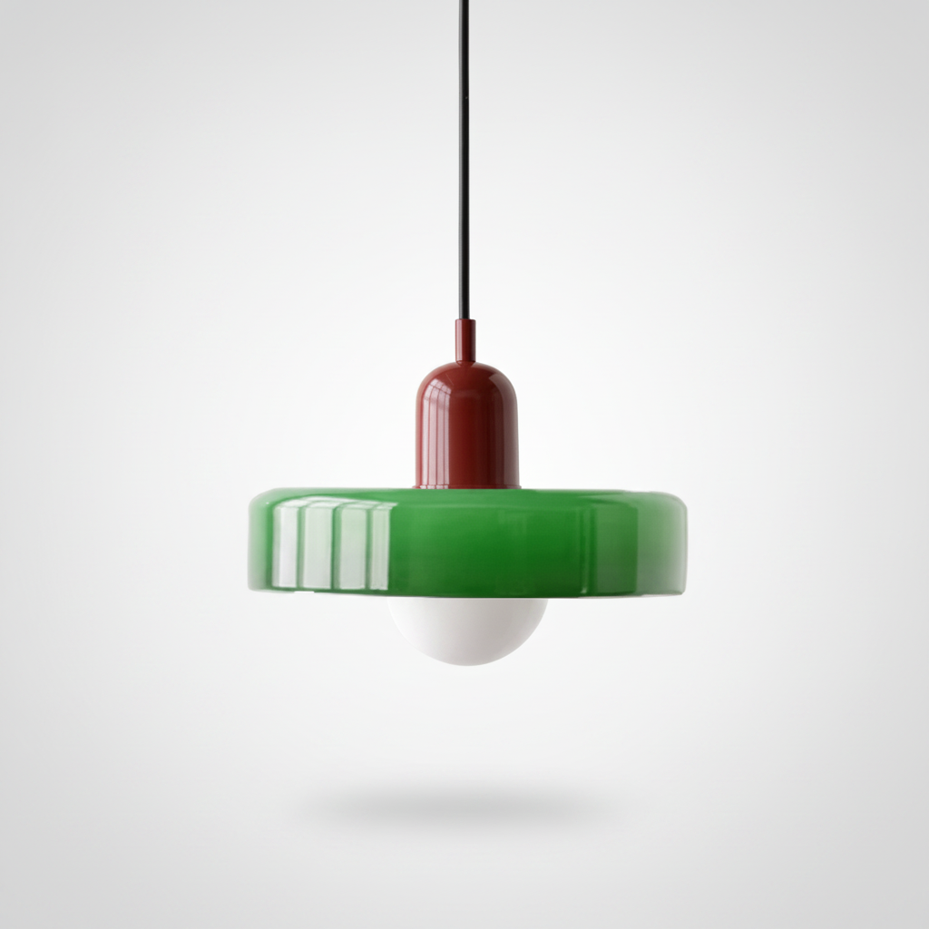 Suspension Dôme en Verre Design Rétro