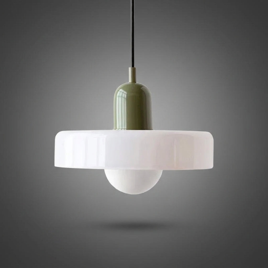 Suspension Dôme en Verre Design Rétro