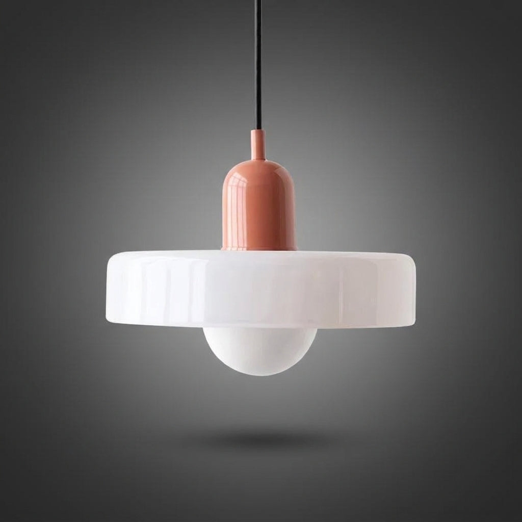 Suspension Dôme en Verre Design Rétro