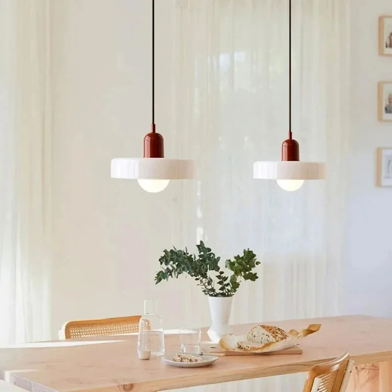 Suspension Dôme en Verre Design Rétro