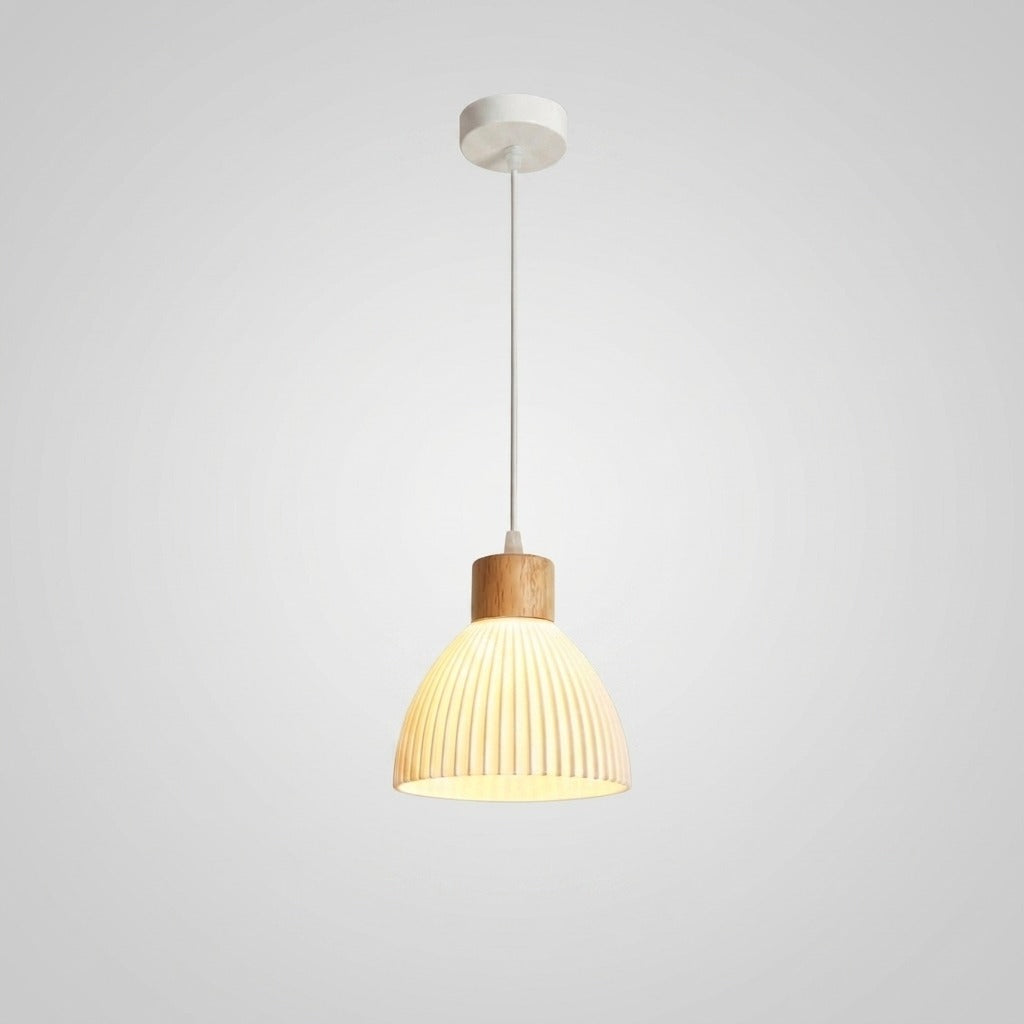 Suspension en bois design scandinave