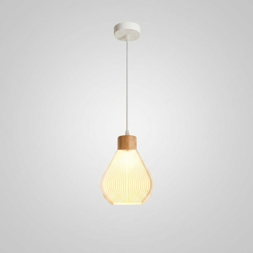 Suspension en bois design scandinave