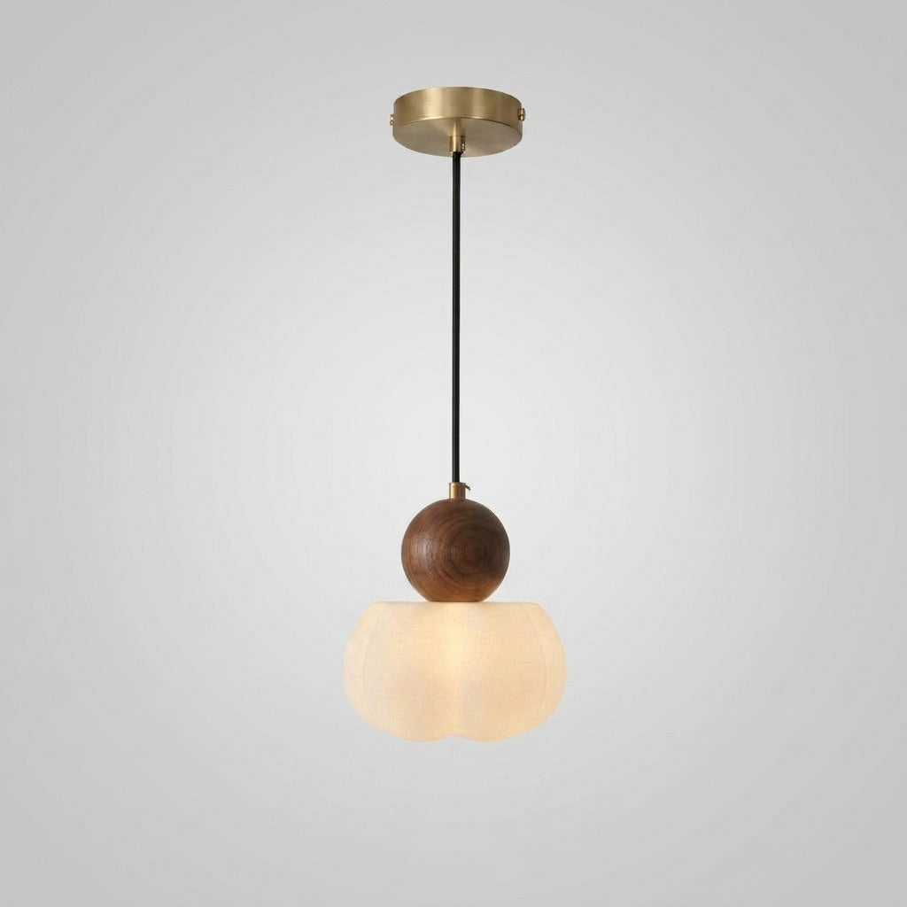 Suspension en bois design vintage