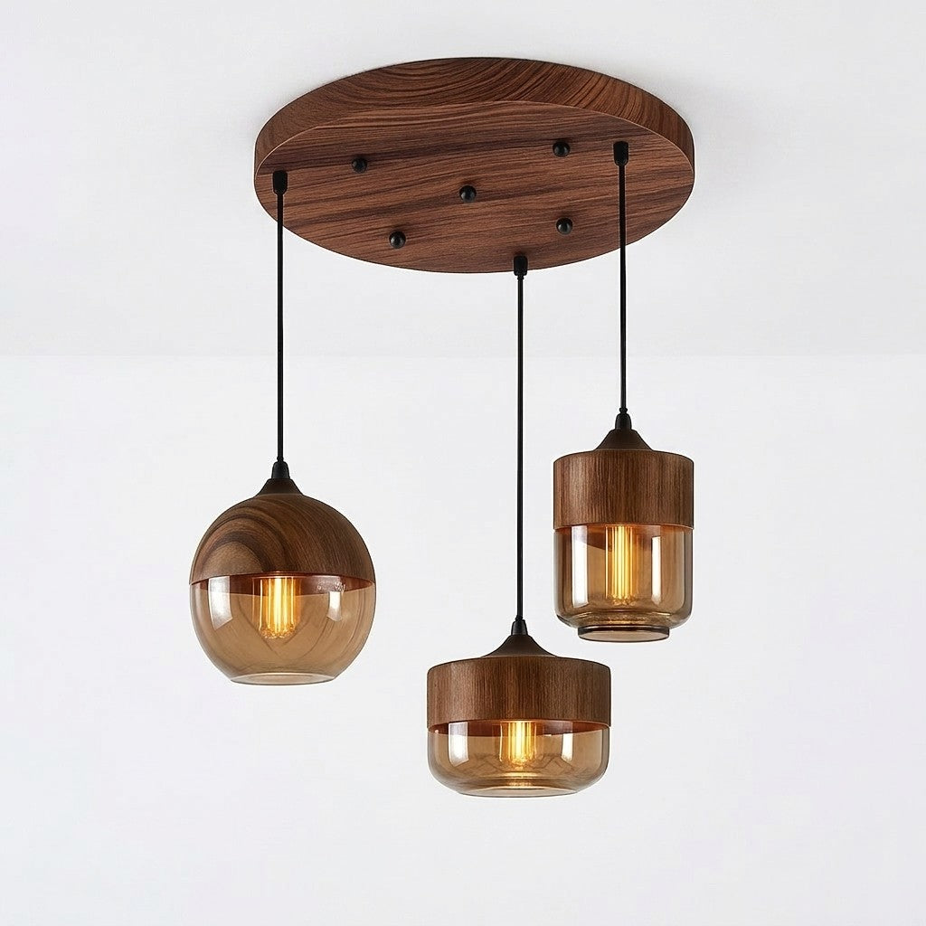 Modèle 3 lampes - Base ronde