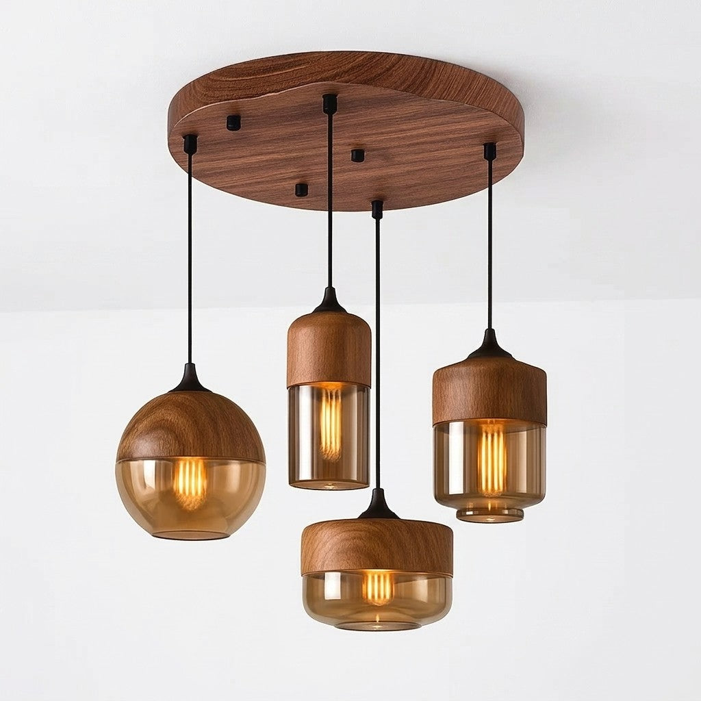 Modèle 4 lampes - Base ronde