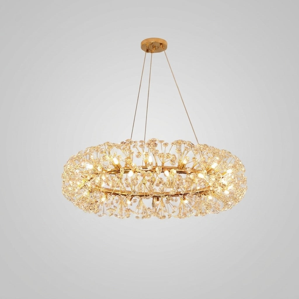 Suspension en cristal design contemporain