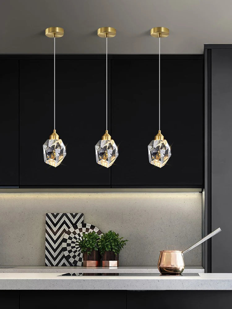 Suspension en Cristal Design Minimaliste