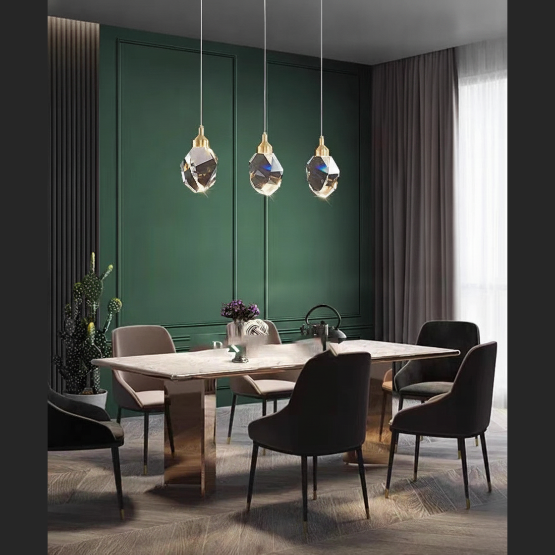 Suspension en Cristal Design Minimaliste