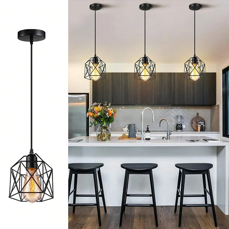 Suspension en Métal Design Industriel