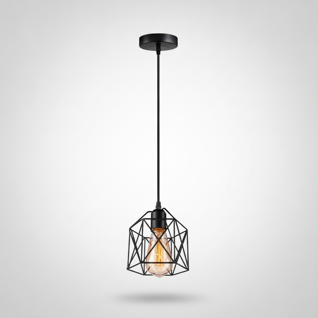 Suspension en Métal Design Industriel