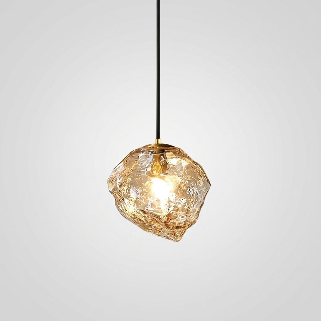 Suspension en verre forme minérale