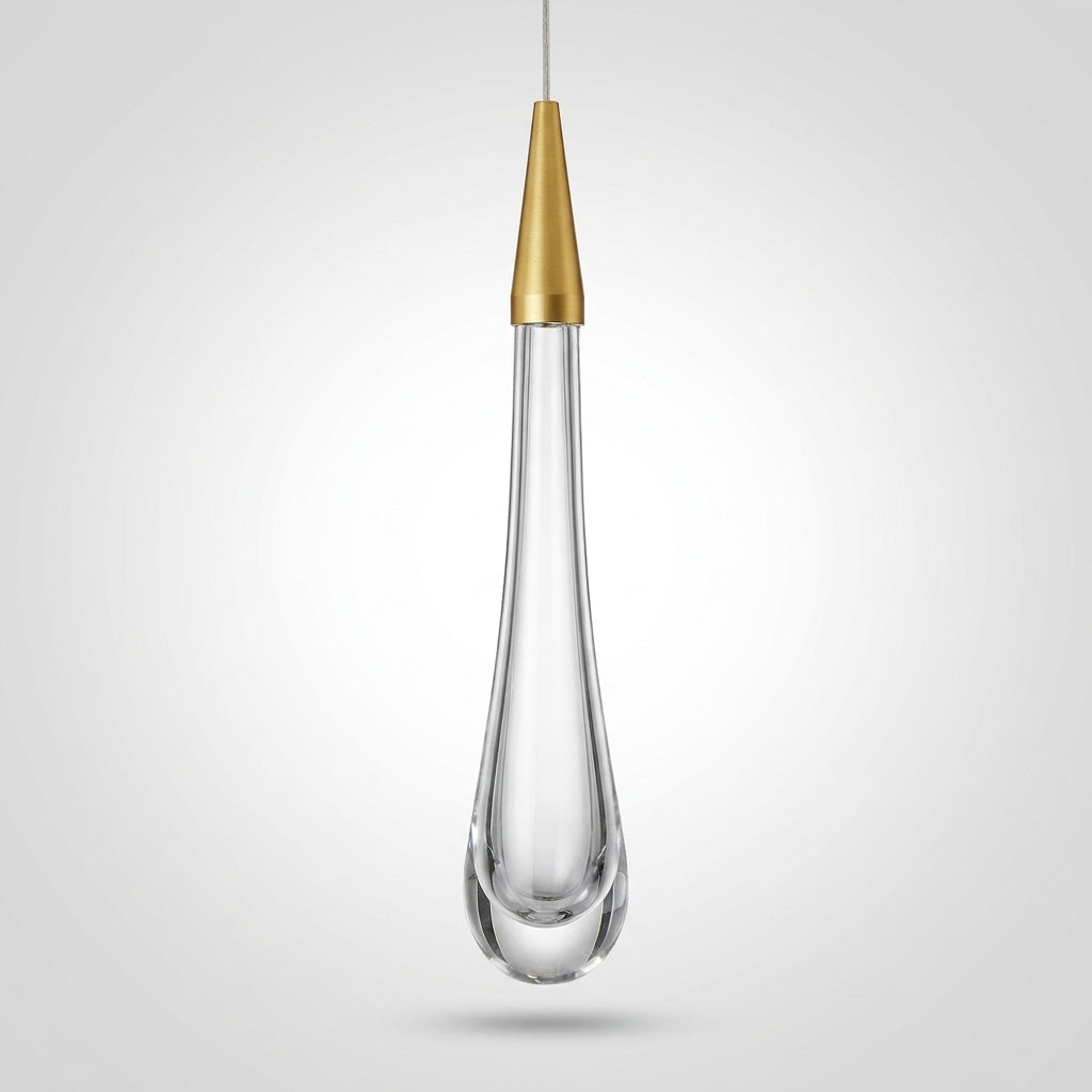 Suspension Goutte en Cristal Design Moderne