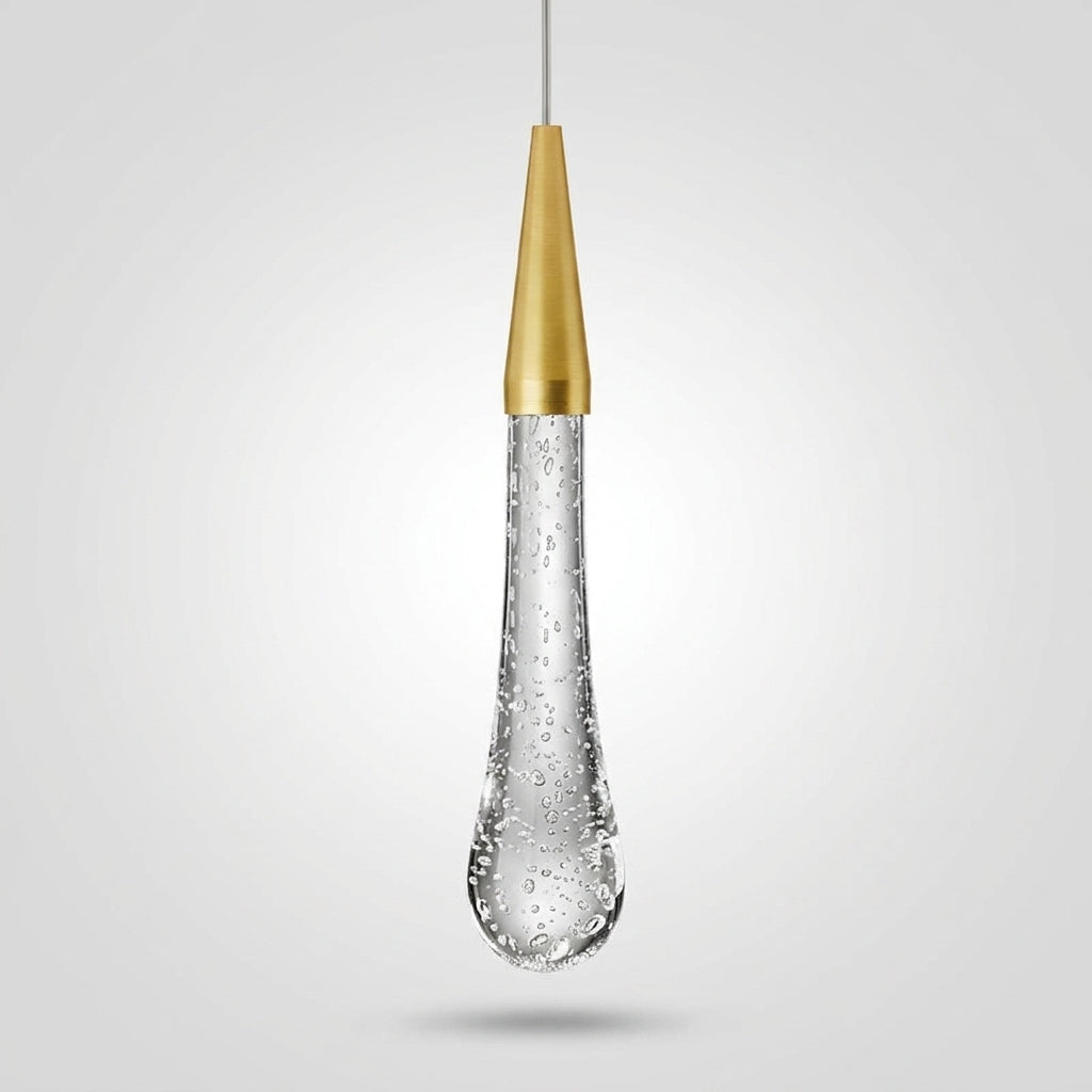 Suspension Goutte en Cristal Design Moderne
