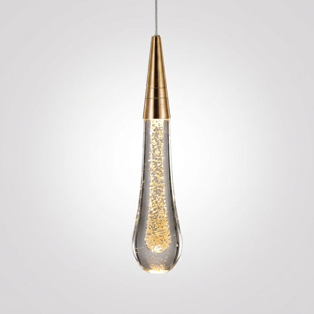 Suspension Goutte en Cristal Design Moderne