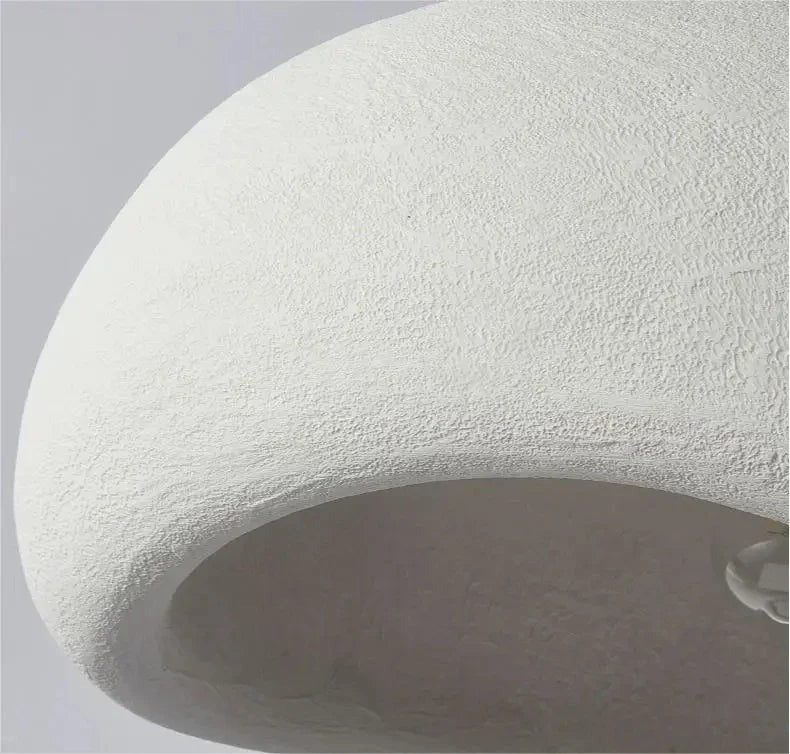Gros plan sur la texture mate de l'abat-jour