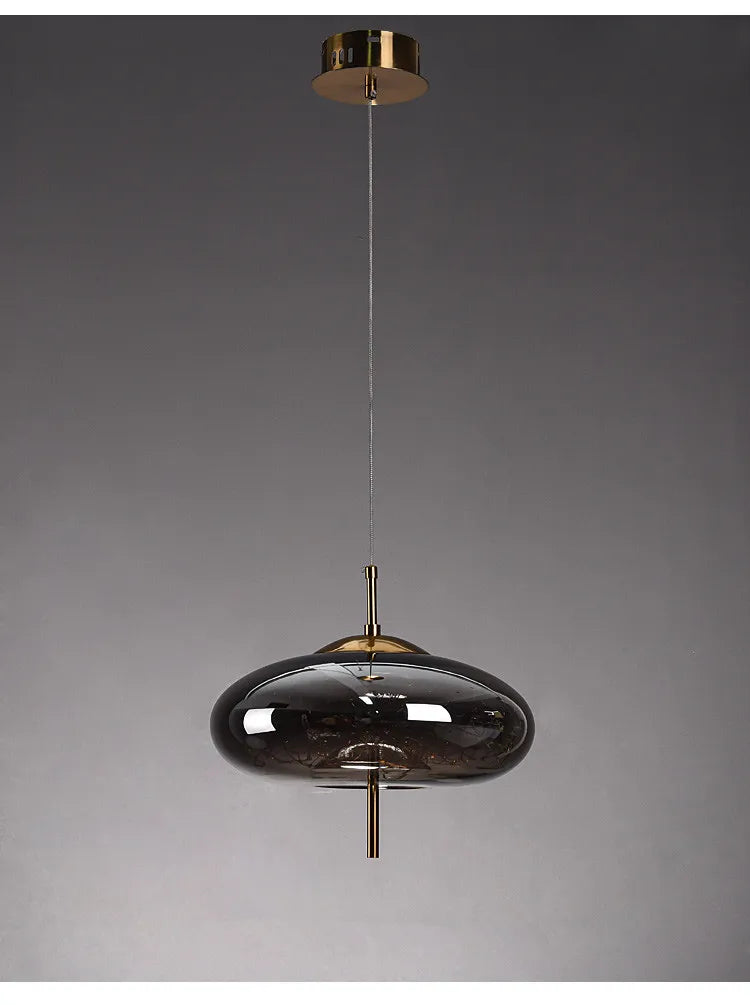 Suspension Lanterne en Verre Dimmable