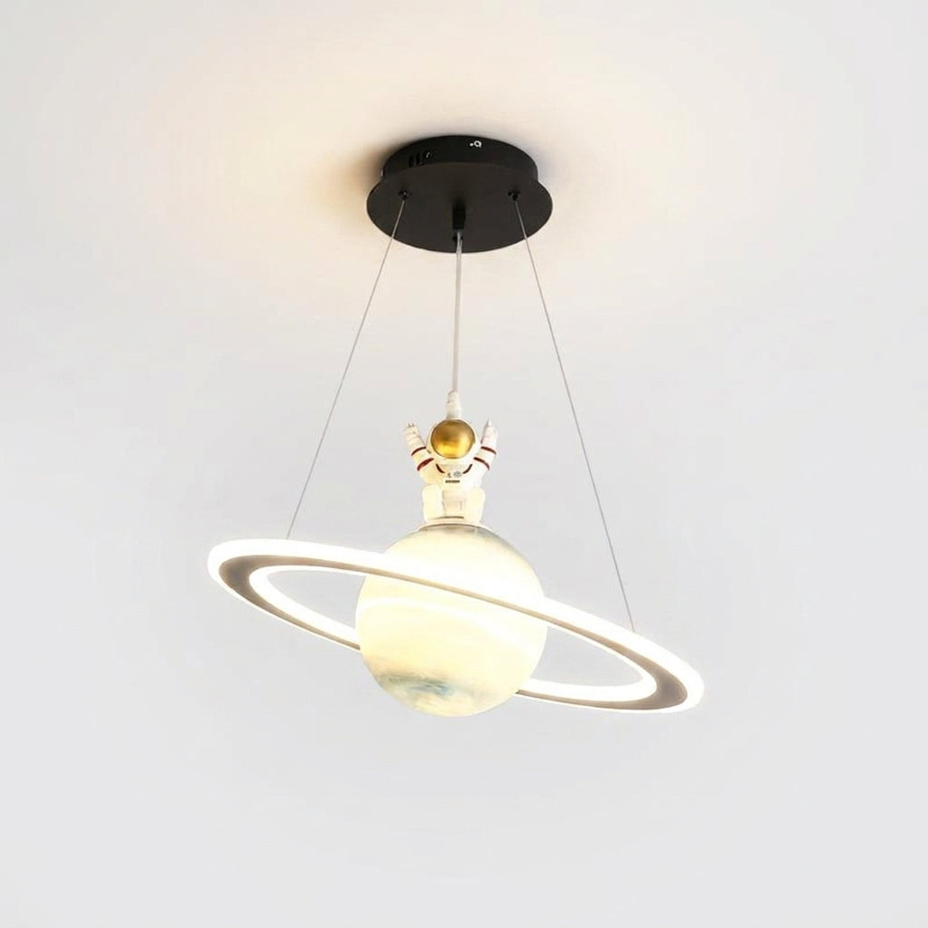 Suspension LED Design Étoile en Métal et Verre
