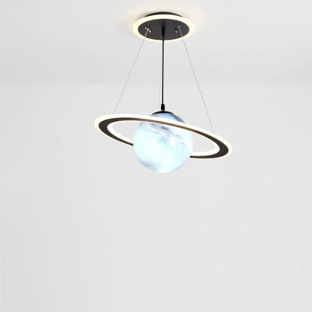 Suspension LED Design Étoile en Métal et Verre