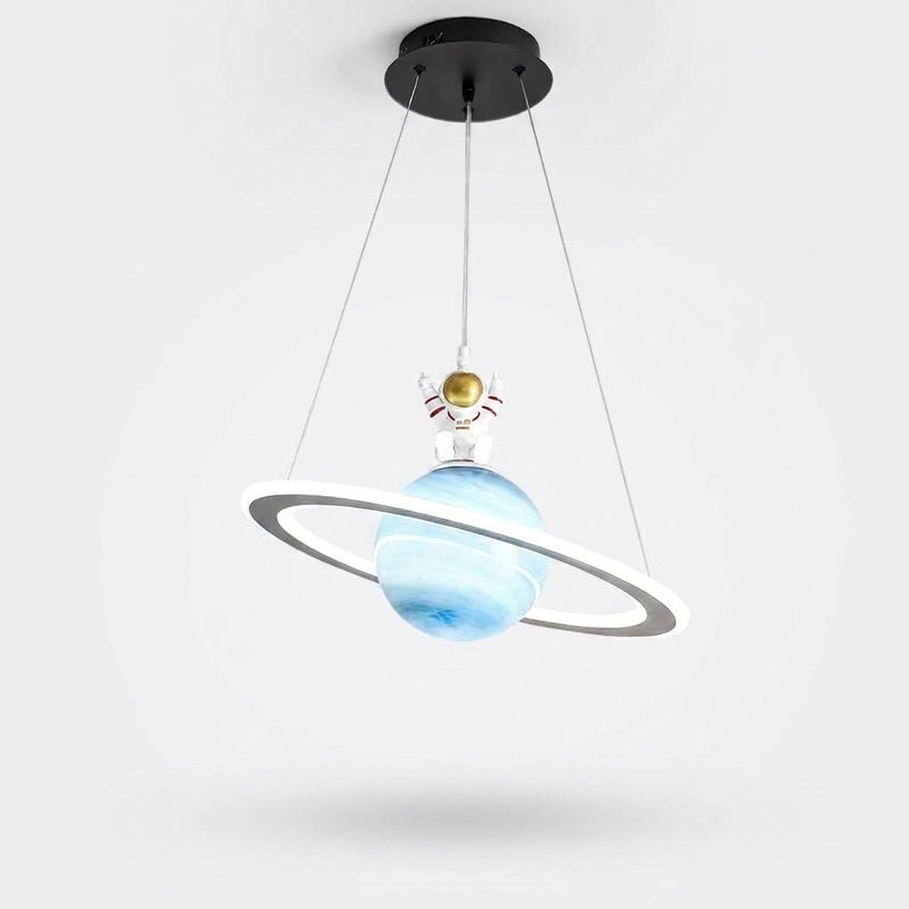 Suspension LED Design Étoile en Métal et Verre