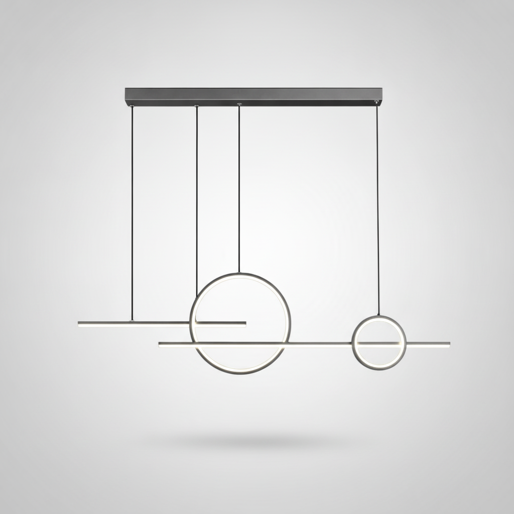 Suspension Linéaire en Aluminium à LED