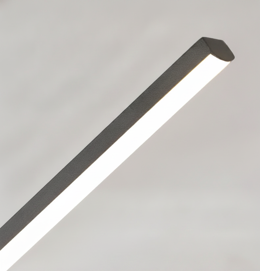 Suspension Linéaire en Aluminium à LED
