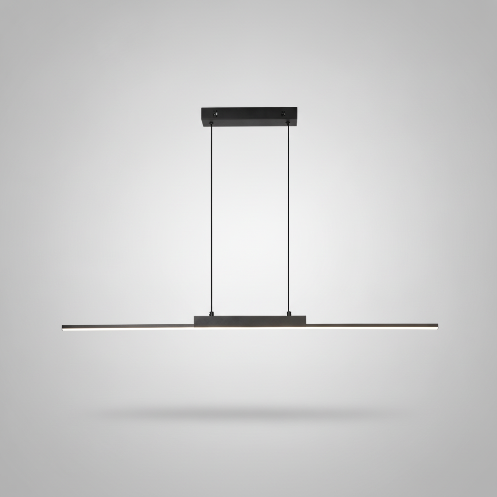 Suspension Linéaire en Aluminium à LED