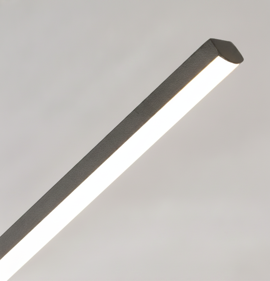 Suspension Linéaire en Aluminium à LED