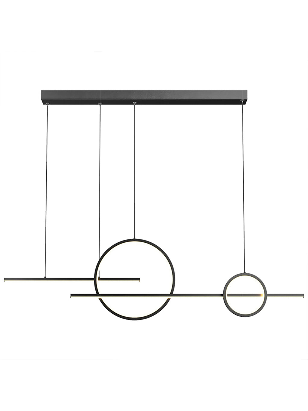 Suspension Linéaire en Aluminium à LED