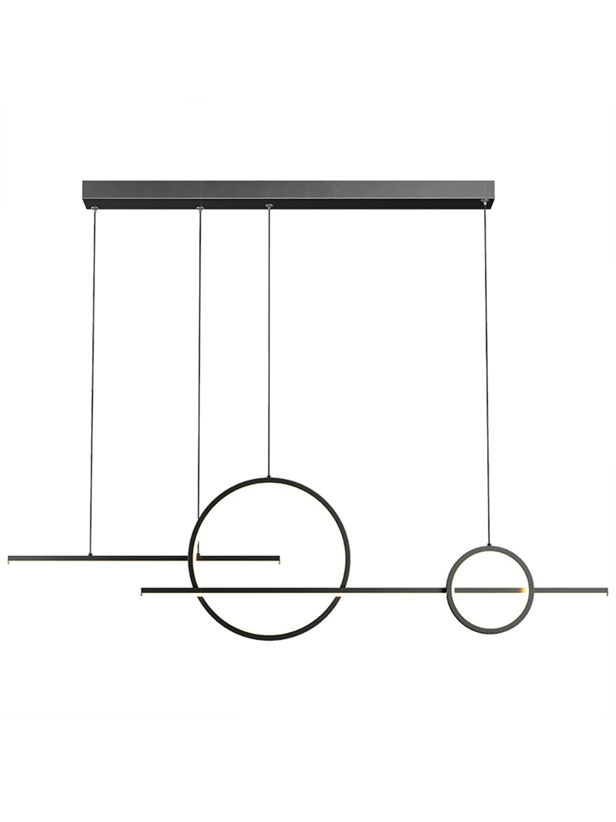 Suspension Linéaire en Aluminium à LED