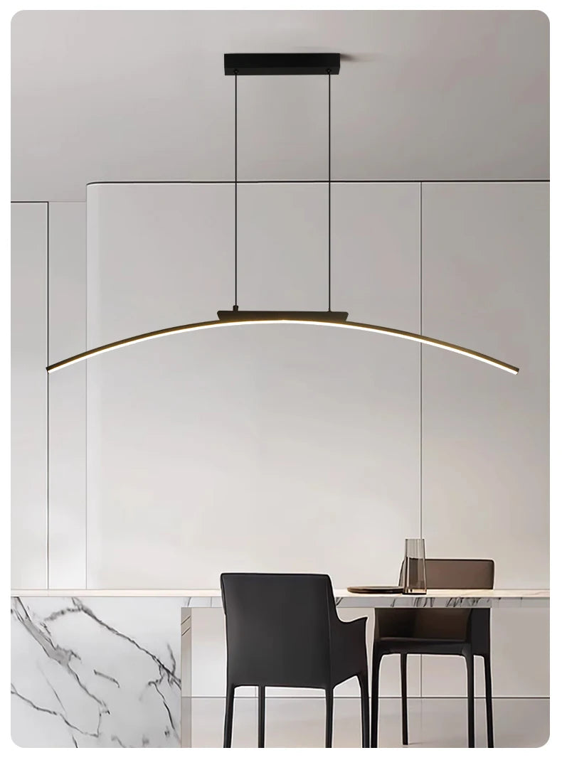 Suspension Linéaire en Aluminium Design Moderne