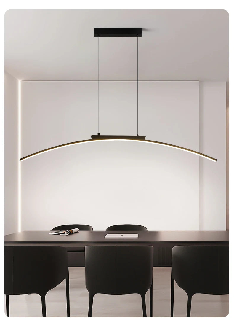 Suspension Linéaire en Aluminium Design Moderne