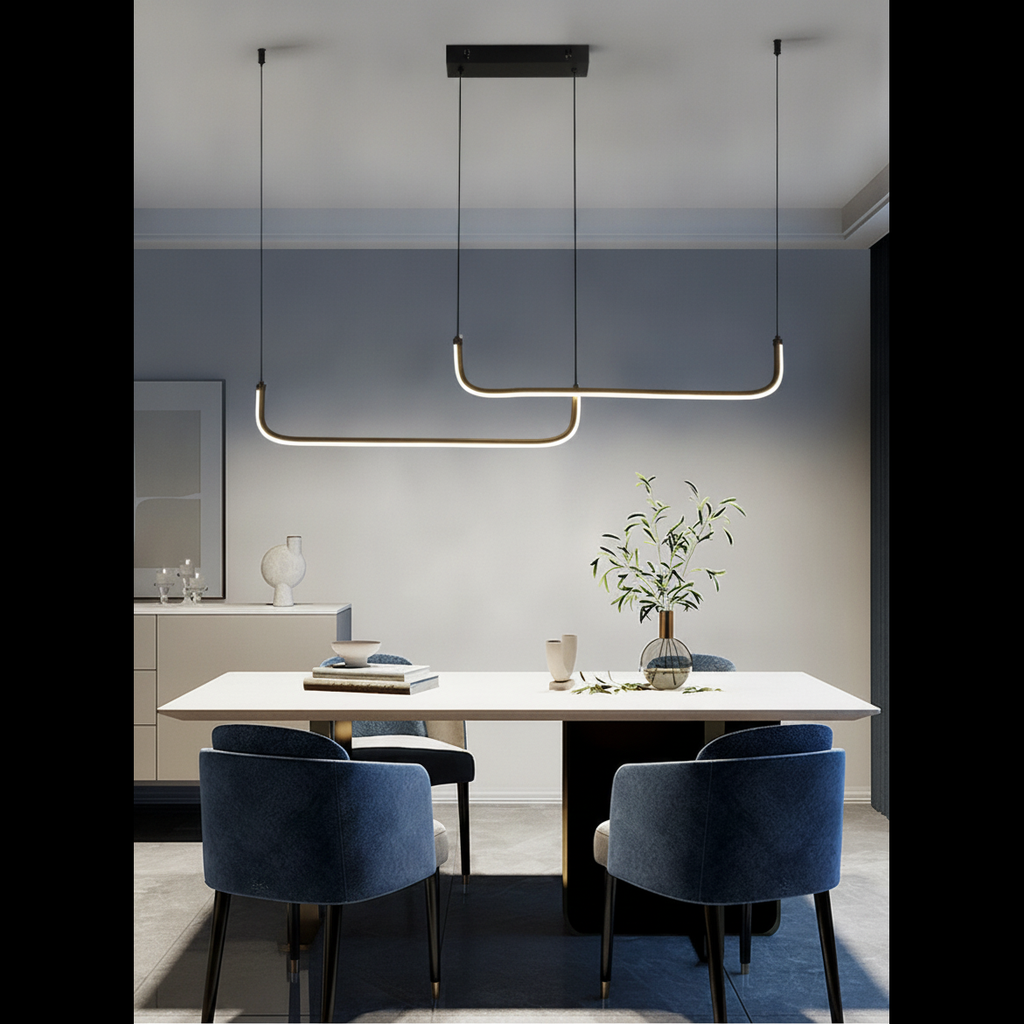 Suspension Linéaire en Aluminium Design Moderne